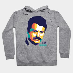 Ron Swanson On WPAP Hoodie